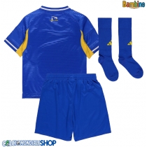 Maglie da calcio Leeds United Seconda Maglia Bambino 2025-26 Manica Corta (+ Pantaloni corti)